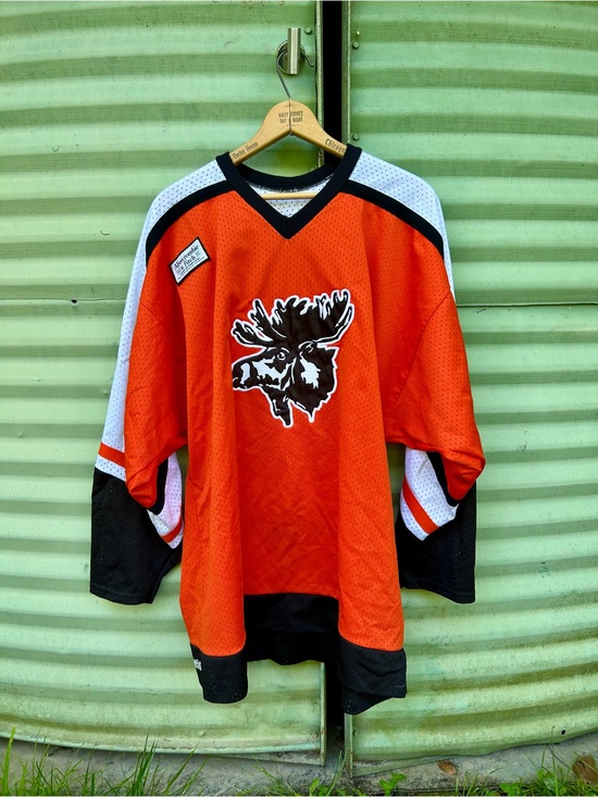 Abercrombie & Fitch Other - Vintage Abercrombie & Fitch Orange Mesh Hockey Jersey